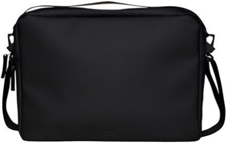 Rains Laptop Bag 15"/16" W3 black Zwart - H 28 x B 39 x D 4