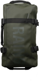 Rains Large Suitcases Rains , Green , Heren - ONE Size