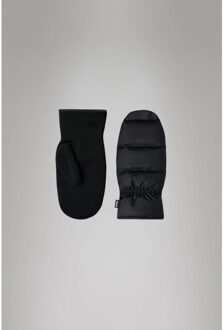 Rains Lohja puffer mittens w1t2 black 16080 Zwart - M / L
