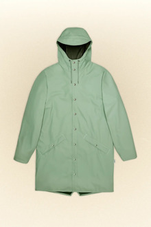 Rains Long jacket 12020 mineral Groen - XS