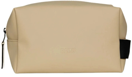 Rains Minimalistische Waterdichte Toilettas Rains , Beige , Unisex - ONE Size