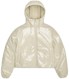 Rains Ohja short insuated jacket - maat M Beige