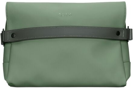 Rains OTG Wash Bag W3 well toilettas Groen - H 20 x B 27 x D 6 cm