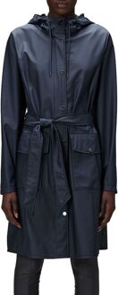 Rains Regenjassen Curve Jacket Blauw - L
