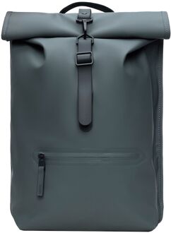 Rains Rolltop Rucksack W3 dark grey Grijs - H 48 x B 32 x D 11 cm
