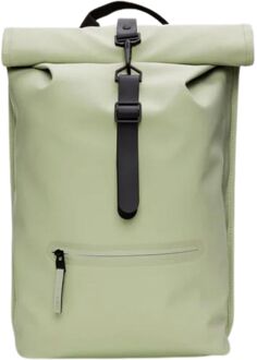 Rains Rolltop rucksack w3 rugtassen Groen - One size