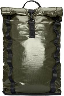 Rains Sibu Rolltop Rucksack W3 marsh Groen - H 46 x B 30 x D 12 cm