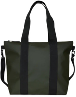 Rains Stijlvolle Tote Tas Rains , Green , Dames - ONE Size