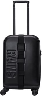 Rains Texel Cabin Trolley W3 black Harde Koffer Zwart - H 55 x B 33 x D 25