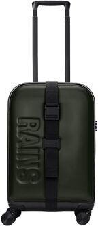 Rains Texel Cabin Trolley W3 green hardcase koffer pilotenkoffer Groen - H 55 x B 33 x D 25 cm