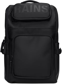 Rains Texel Cargo Backpack W3 black Zwart - H 45 x B 28 x D 12 cm