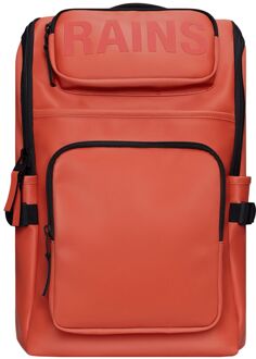 Rains Texel Cargo Backpack W3 kiln Rood - H 45 x B 28 x D 12 cm