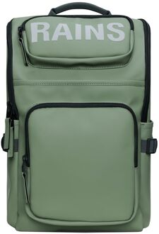 Rains Texel Cargo Backpack W3 well Groen - H 45 x B 28 x D 12 cm