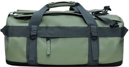 Rains Texel Duffel Bag Small W3 well weekendtas handbagage Blauw - H 28 x B 55 x D 28 cm