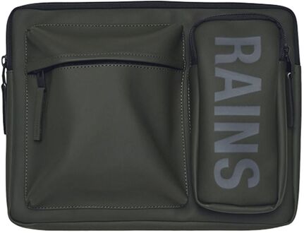 Rains Texel laptophoes 14 inch green Groen - No Size