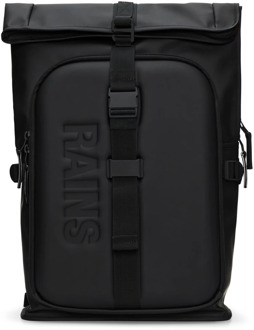 Rains Texel Molded Rugzak Stijlvol Praktisch Organizer Rains , Black , Unisex - ONE Size