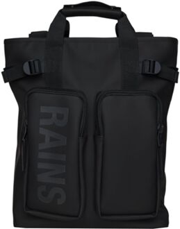 Rains Texel rugzak 15 inch black Zwart