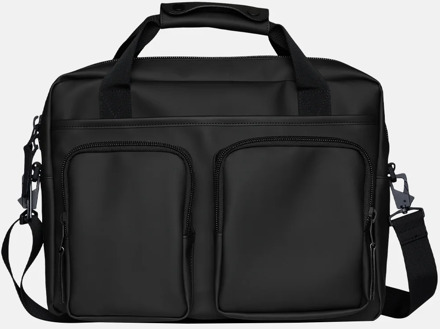 Rains Texel Tech laptoptas 15 inch black Zwart - No Size