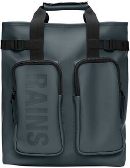 Rains Texel tote bag Backpack W3 lagoon Blauw - H 43 x B 32 x D 12 cm