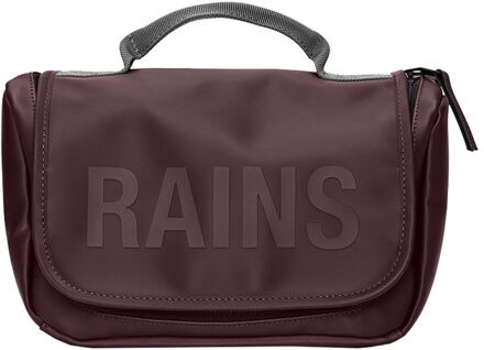 Rains Texel Wash Bag W3 depth toilettas Paars - H 16 x B 27 x D 12 cm