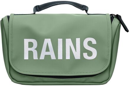 Rains Texel Wash Bag W3 well toilettas Blauw - H 16 x B 27 x D 12 cm