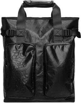 Rains TexXel Dagrugzak - met 15" laptopvak - jet black Zwart - H 43 x B 32 x D 12.5 cm