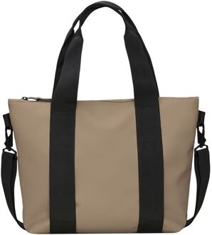 Rains Tote Bag Micro W3 beige damestas - H 28 x B 36 x D 8 cm