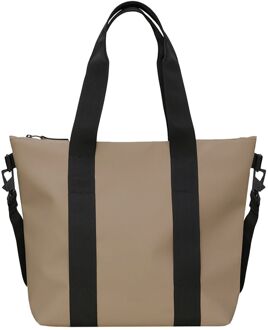 Rains Tote Bag Mini W3 beige damestas - H 36 x B 35 x D 13 cm