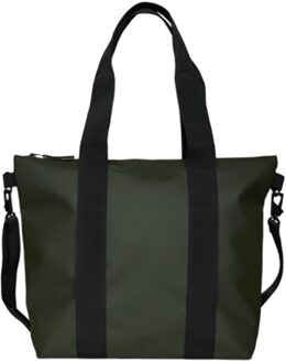 Rains Tote Bag Mini W3 green Groen - H 36 x B 35 x D 13