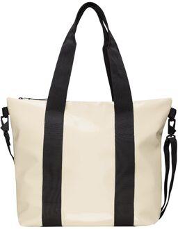 Rains Tote Bag Mini W3 shore damestas Wit - H 36 x B 35 x D 13 cm