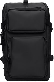 Rains Trail Cargo Backpack W3 black backpack Zwart - H 45 x B 26 x D 12