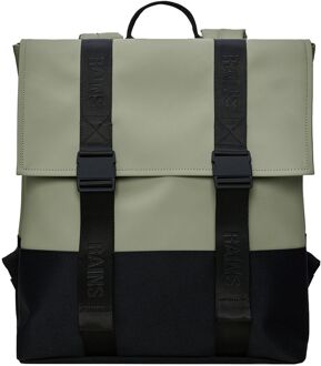 Rains Trail MSN Bag W3 drift rugzak Groen - H 39 x B 36 x D 15 cm
