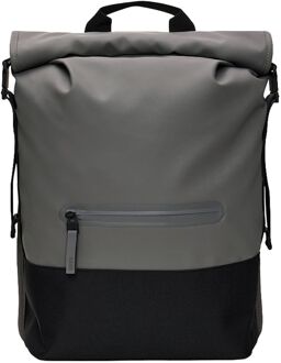 Rains Trail Rolltop Backpack W3 grey Grijs - H 47 x B 36 x D 13 cm