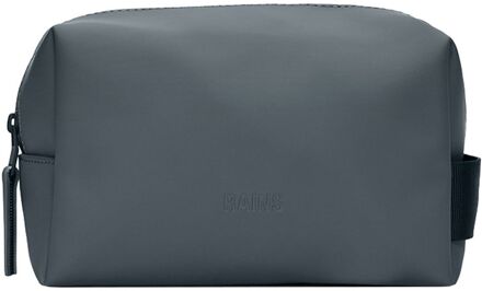 Rains Wash Bag Small W3 lagoon toilettas Blauw - H 13 x B 21 x D 11 cm