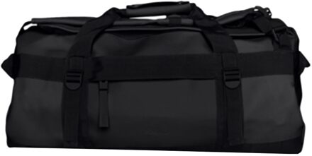 Rains Zwarte Waterdichte Duffel Tas met Handvatten Rains , Black , Heren - ONE Size