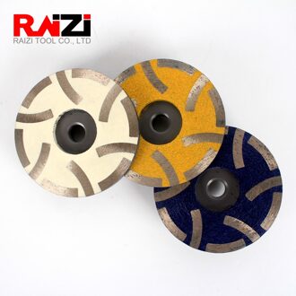 Raizi 4 Inch/100Mm Hars Gevuld Diamant Slijpschijf Graniet Marmer Steen Slijpen Cup Wiel Schuurmiddelen Fine / 5 8-11USA draad