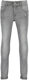 Raizzed Jongens jeans tokyo crafted skinny mid grey stone Grijs - 170