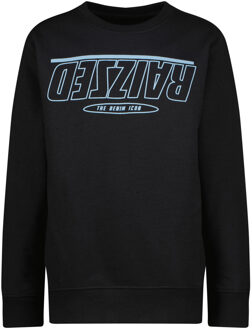 Raizzed Jongens sweater dundee deep Zwart - 128