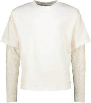 Raizzed meisjes longsleeve Wit - 128