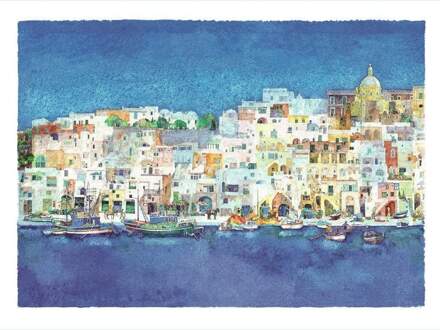 Ralf Westphal - Corricella, Insel Procida Kunstdruk 40x30cm