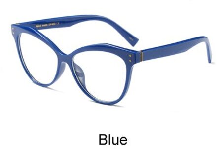 Ralferty Kat Bril Frames Vrouwen Lenzenvloeistof Frame Voor Optische Recept Graden Trendy Brillen Oculos F92113 Blauw