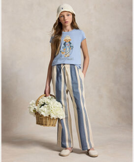 Ralph Lauren 313a11759 bear t-shirt - maat 176 Lichtblauw