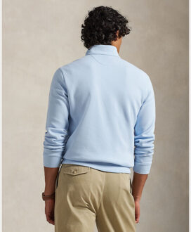 Ralph Lauren 710p04056 pullover half zip - maat L Lichtblauw