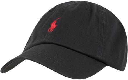 Ralph Lauren Baseball Cap in Chino Polo Ralph Lauren , Black , Heren - ONE Size