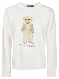 Ralph Lauren Bear Crewneck Sweatshirt Ralph Lauren , Beige , Dames - L,S,Xs