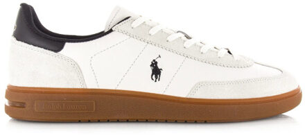 Ralph Lauren Bedford white black lage sneakers unisex Wit - 41