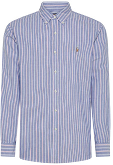 Ralph Lauren Blauw Lange Mouw Sportshirt Polo Ralph Lauren , Multicolor , Heren - 2Xl,Xl,L,M,S
