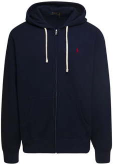 Ralph Lauren Blauwe hoodie met logo Polo Ralph Lauren , Blue , Heren