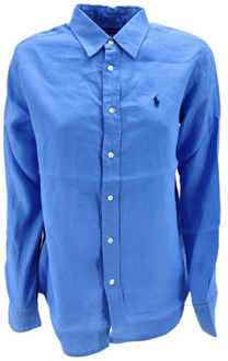 Ralph Lauren Blauwe Overhemde Ralph Lauren , Blue , Dames - L,S,Xs,2Xs