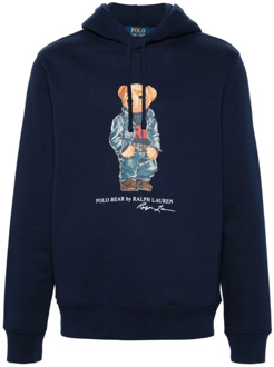 Ralph Lauren Blauwe Sweaters voor Mannen Polo Ralph Lauren , Blue , Heren - XL